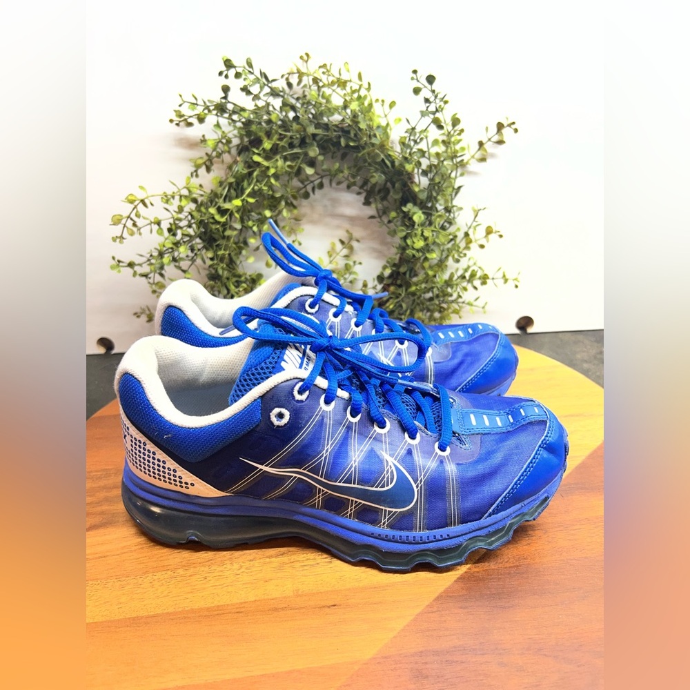 Nike Air Max 2011 Running Sneakers Blue Mesh Lace Up 400153-400 - Picture 3 of 10